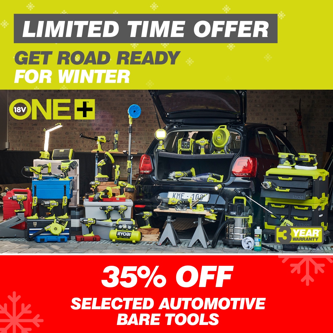 Get road ready with our Automotive Tool sale 🚗

Get 35% OFF Selected:
✔️ Wrenches
✔️ Grinders
✔️ Polishers
✔️ Inflators 
✔️ And Many More 

Plus an additional 50% OFF accessories 

Sale ending 27.10.23

Shop now: bit.ly/45oEx8w