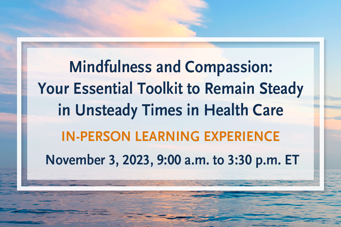 Learn about the neuroscience behind #mindfulness and #meditation, and practice with a variety of readily accessible tools that will help you attain calm, clarity, and the balance you need to build resilience and avoid #PhysicianBurnout. ow.ly/FECM50POnWc