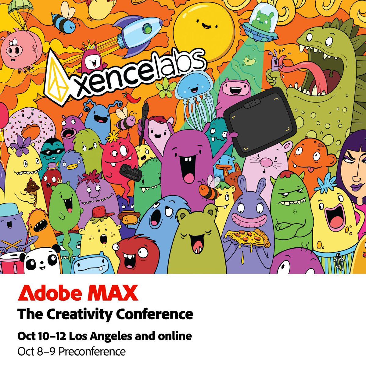 Xencelabs's tweet photo. It's almost time for AdobeMAX 2023!

Come visit Xencelabs booth #B232, and meet with the Xencelabs team while trying out the new Pen Display 24! Meet guest artist Chris Georgenes and partners Astute Graphics. 
https://t.co/TZLjNnfLVw

#xencelabs #adobemax2023  #createwhatyoudream https://t.co/QN4kZ9yydl