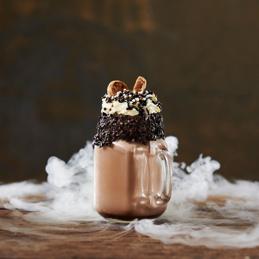 The Chocolate Devotion - are you a Chocolate lover? Double chocolate on top of Chocolate, Chocolate Chip Cookies and Chocolate Sprinkles. WOW!

🍫🥤 🍪🍫🥤 🍪🍫🥤 🍪🍫🥤 🍪

#chocolate #Cookie #sprinkles #milkshake #bullsanddogs