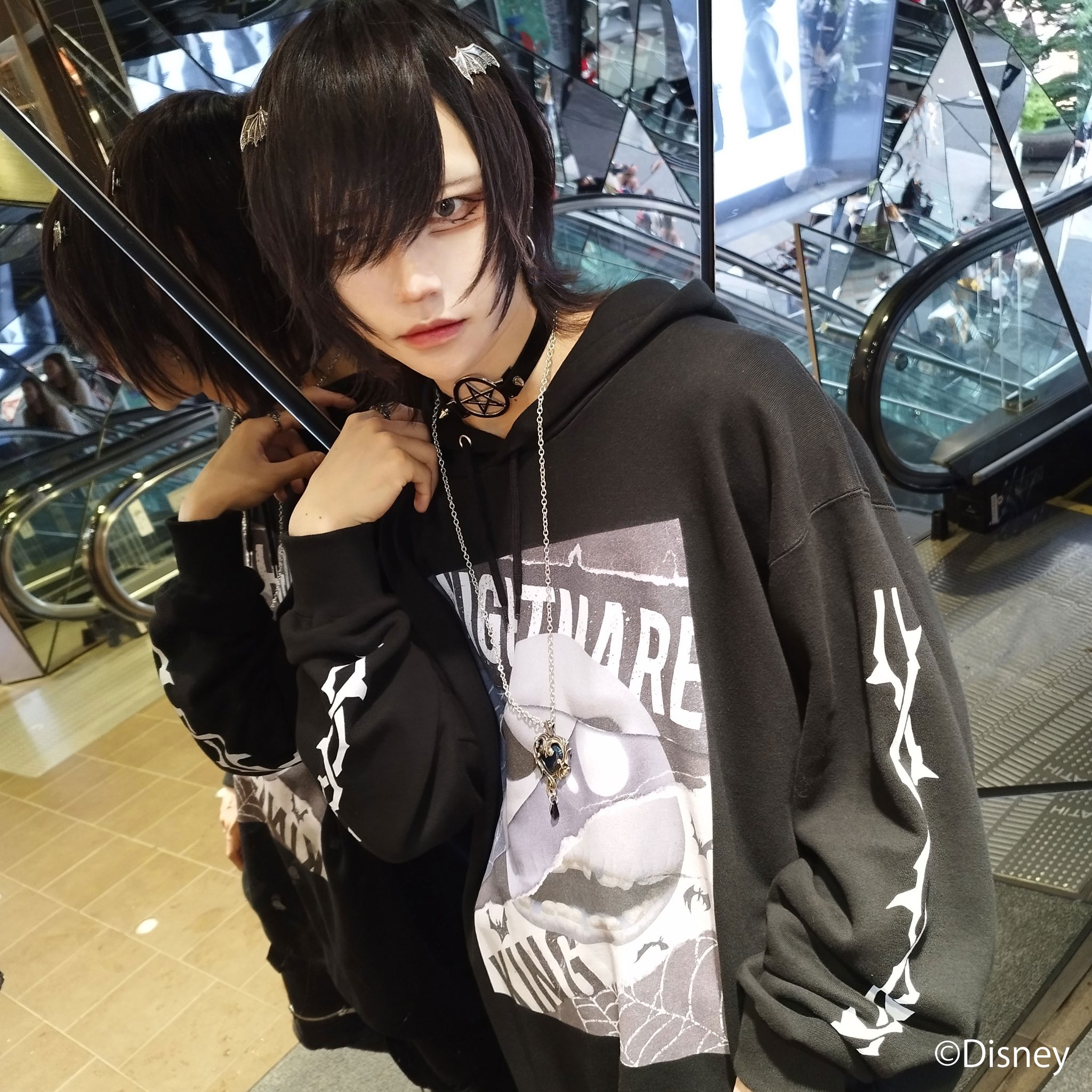 qooza ディズニー　ナイトメア　パーカー　ブラック　クーザ 0822101829_64e40ce5eceb1.jpg