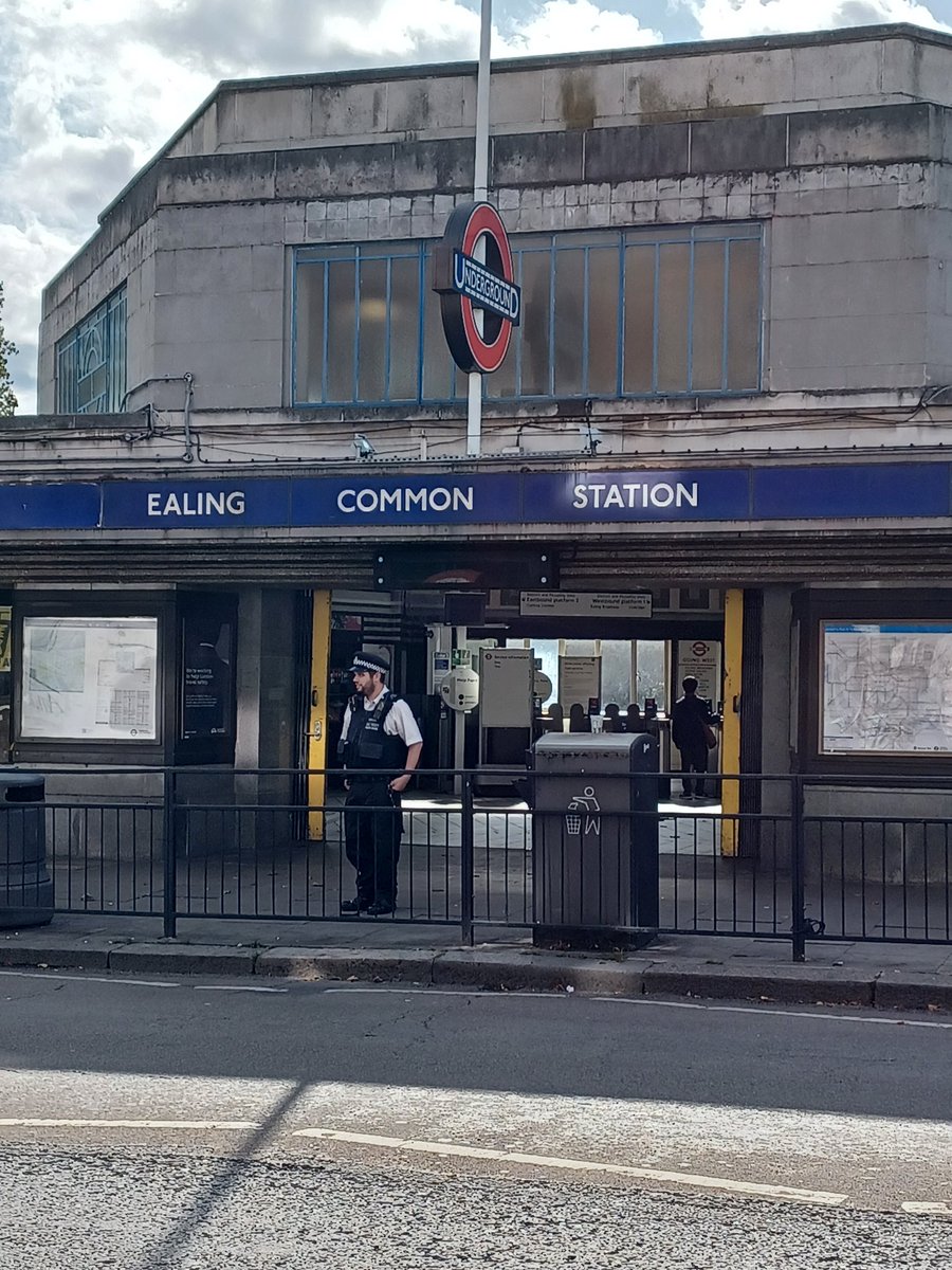 This morning, police have been on patrol in #ealingcommon whereby a person was issued with a notice excluding them from committing further acts of #antisocialbehaviour in the local area for a period of time. #neighbourhoodpolicing