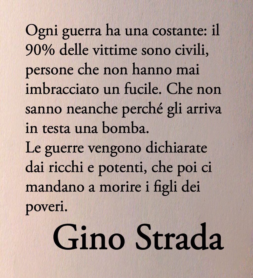 L’insegnamento umano e storico di Gino Strada