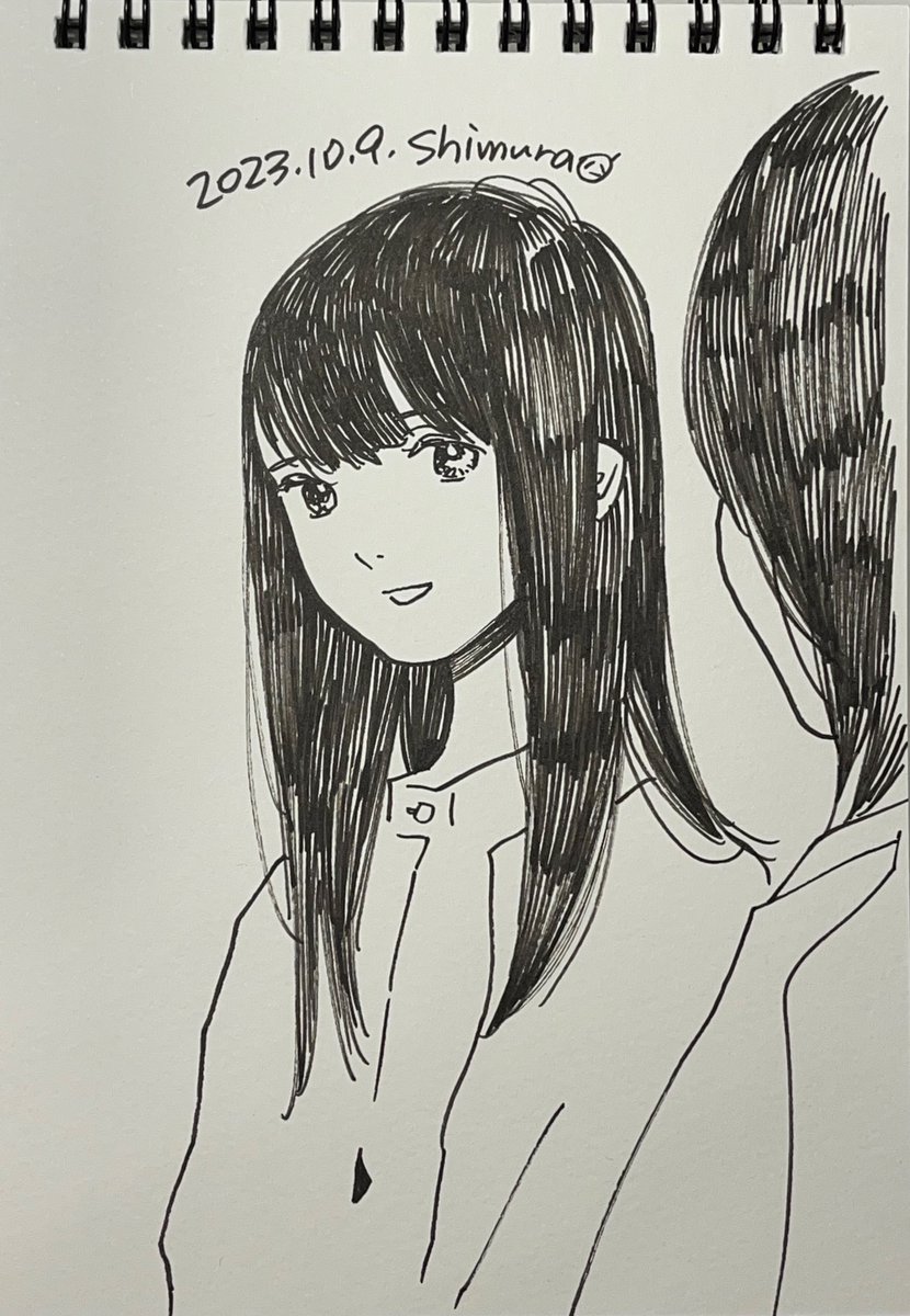 千葉さんリクエストが複数来ていたので「穏やかに笑うこともある千葉さん」。 