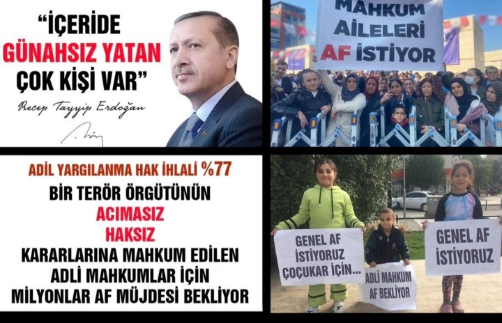 100YılaYakışır ErdoğanAffı
#GenelAf Çıksın

Yargıda Yüzde 77 Hak İhlalleri
Var Orantısız Cezalar Verildi Suçlu Suçsuz Birbirine Karıştı
Tarihin EnÇok Mahkum Sayısı Var Sorunlar Çok BÜYÜK ÇÖZÜM ŞART

KısmiAF İnfaz Düzenlemesi Değil MiLYONLAR İçin 💯 YILDA Bir GENEL AF ÇIKSIN ARTIK