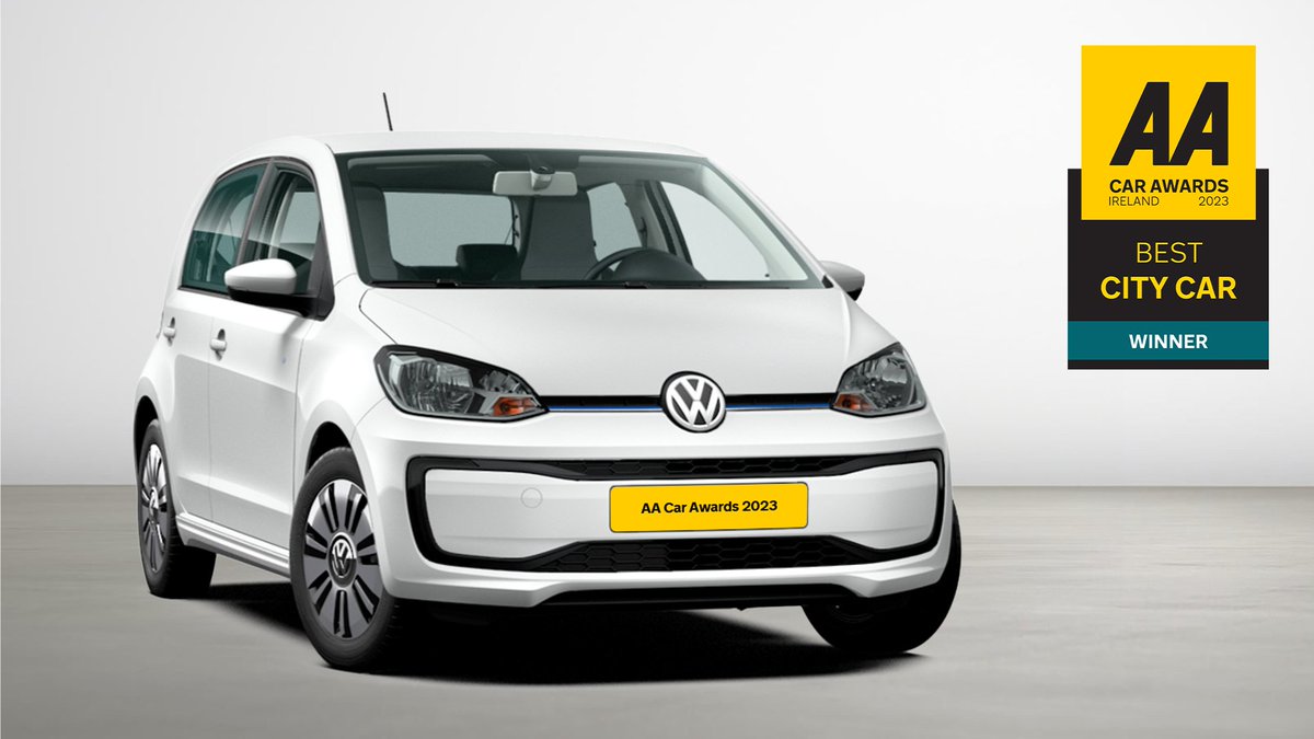 We are delighted to announce that our all electric e-up! won the Best City Car at the Irish AA Car Awards! Thank you for all the love and support. 🏆🥇#Volkswagen #VW #vweup #electric #AACarAwards #CarAwards2023 #AA #AAIreland