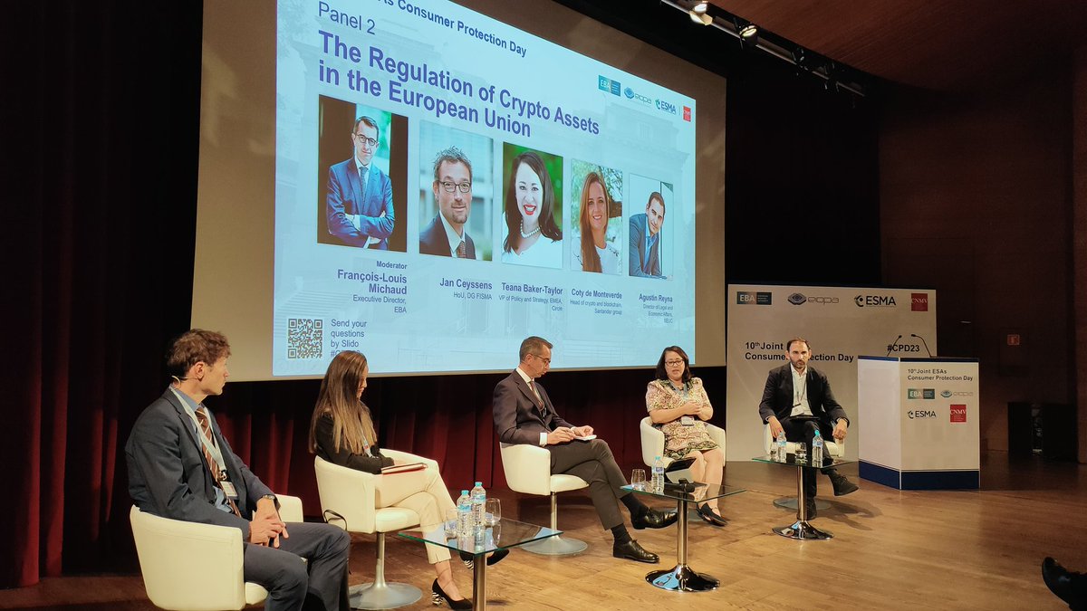 MartSchmalzried's tweet photo. There is an information gap that needs to be tackled for a broader #crypto adoption by consumers. Speculation was much more prevalent in the past, given how young the tech is but there are more and more usecases including integration with traditional finance. #CPD23 @TeanaTaylor https://t.co/81Ih6ZcaIz
