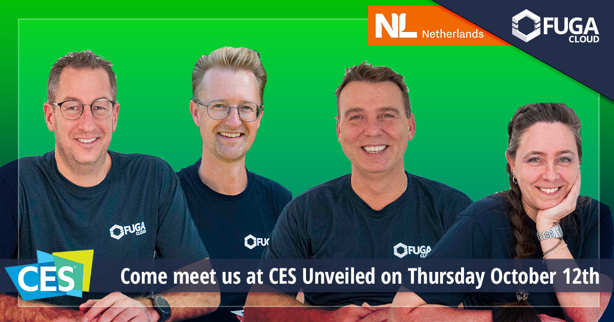 Fuga Cloud will be showcasing at CES Unveiled on Thursday October 12th at Taets Art &amp; Event Park in Zaandam. Register for this free event: ces.tech/events-program…
#cesunveiled #cesunveiledams #nlatces #acceleratethechange