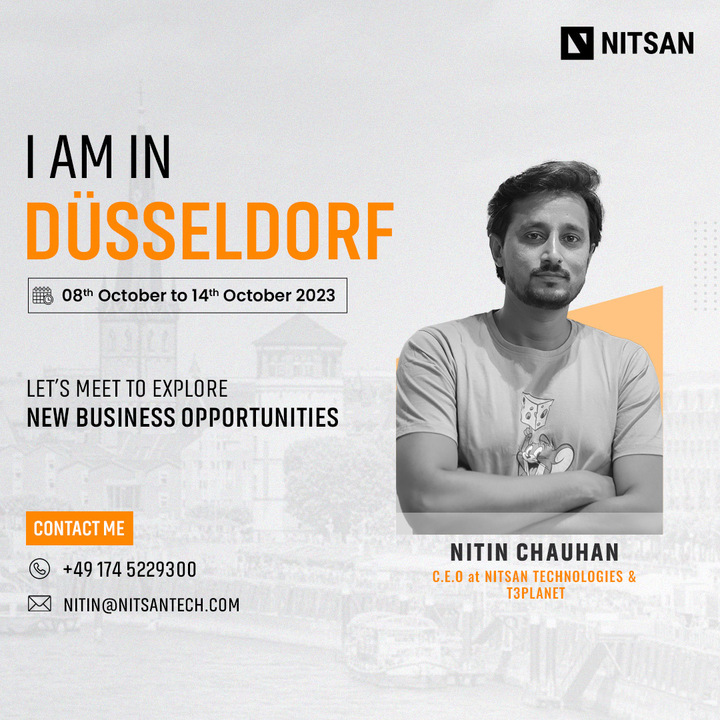 nitin_nitsan's tweet photo. Greetings from Dusseldorf, where I'm excited to attend the TYPO3 Conference #T3CON23
Let's connect and delve into the potential for meaningful business collaborations.
You can contact me via direct message or the provided contact details.
#TYPO3Conference #T3CON23 https://t.co/Q14rxhElw6