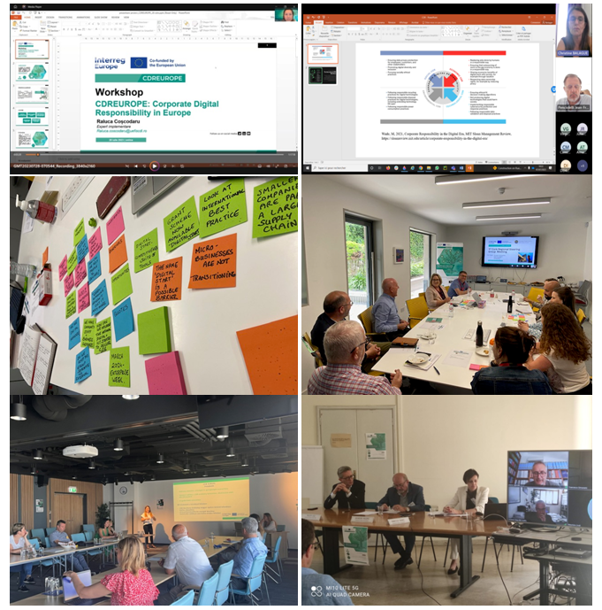 Semester 1 of CDR Europe project concluded with interesting results and active engagement of stakeholders. Have a look at our achievements: interregeurope.eu/cdreurope/news…

#InterregEurope #CorporateDigitalResponsability #CDREurope