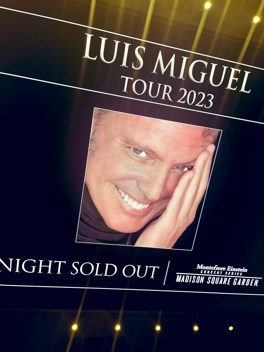 kars28's tweet photo. Mi tercer concierto de Luis miguel! Ahora en MSG. Gran concierto aunque corto de tiempo! #LuisMiguelTour2023 https://t.co/5v2Slartl8