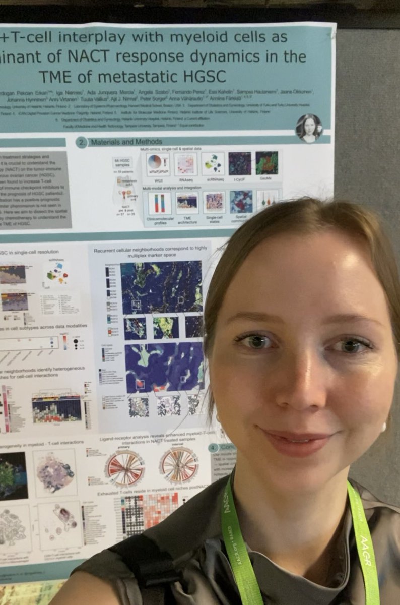 Inga-Maria Launonen (@ingamaria_l) on Twitter photo Had a great time and learned a lot last week with <a href="/SystemTumor/">FarkkilaLab</a> colleagues <a href="/afarkkila/">Anniina Färkkilä</a> <a href="/FrandoPV/">Fernando Perez-Villatoro</a> <a href="/adajnq/">Ada Junquera</a> <a href="/ZiqiKang2000/">Ziqi Kang</a> and Iga visiting sunny Boston and #AACRovc23!🌞I was happy to present our work on the dynamic changes in the TME of ovarian cancer induced by chemotherapy💊 Had a great time and learned a lot last week with <a href="/SystemTumor/">FarkkilaLab</a> colleagues <a href="/afarkkila/">Anniina Färkkilä</a> <a href="/FrandoPV/">Fernando Perez-Villatoro</a> <a href="/adajnq/">Ada Junquera</a> <a href="/ZiqiKang2000/">Ziqi Kang</a> and Iga visiting sunny Boston and #AACRovc23!🌞I was happy to present our work on the dynamic changes in the TME of ovarian cancer induced by chemotherapy💊