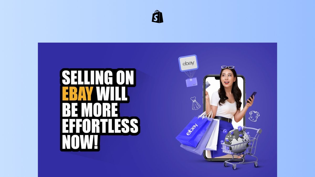 doudmineT's tweet image. Enter the eBay wizard, CedCommerce!

Sync Shopify and eBay effortlessly. Manage listings, orders, and shipments in one hub. 

Customize settings, improve listings, and gain real-time insights.

Check the app: bit.ly/ebay-integrati…

#eBayIntegration #Ecommerce #shopify #ebay