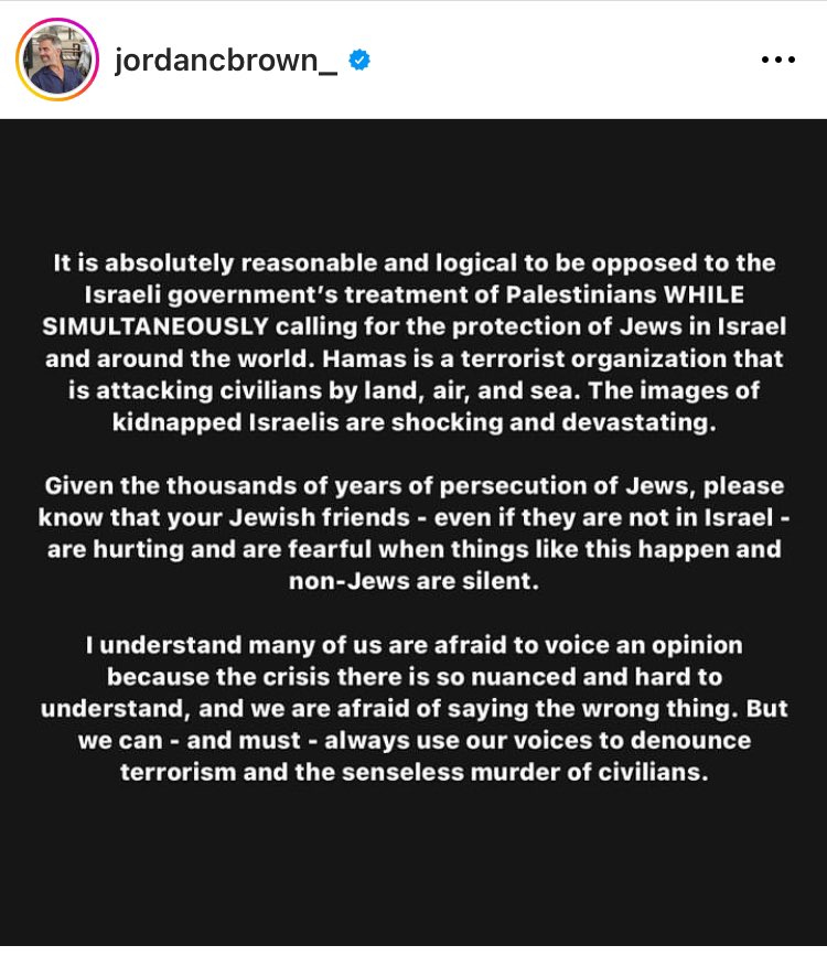 Incredible this even needs saying. AND YET