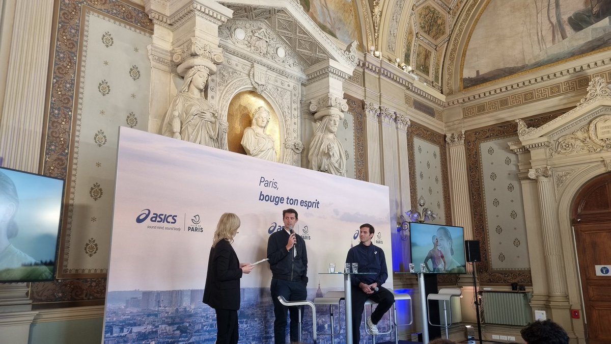 SportBusiness_C's tweet image. #sport #running 

🤝 @ASICSFrance et @Paris annoncent un partenariat autour du programme "Paris, bouge ton esprit" avec la santé mentale comme leitmotiv. 

👀 Objectif : "accompagner l'évolution de la pratique sportive"