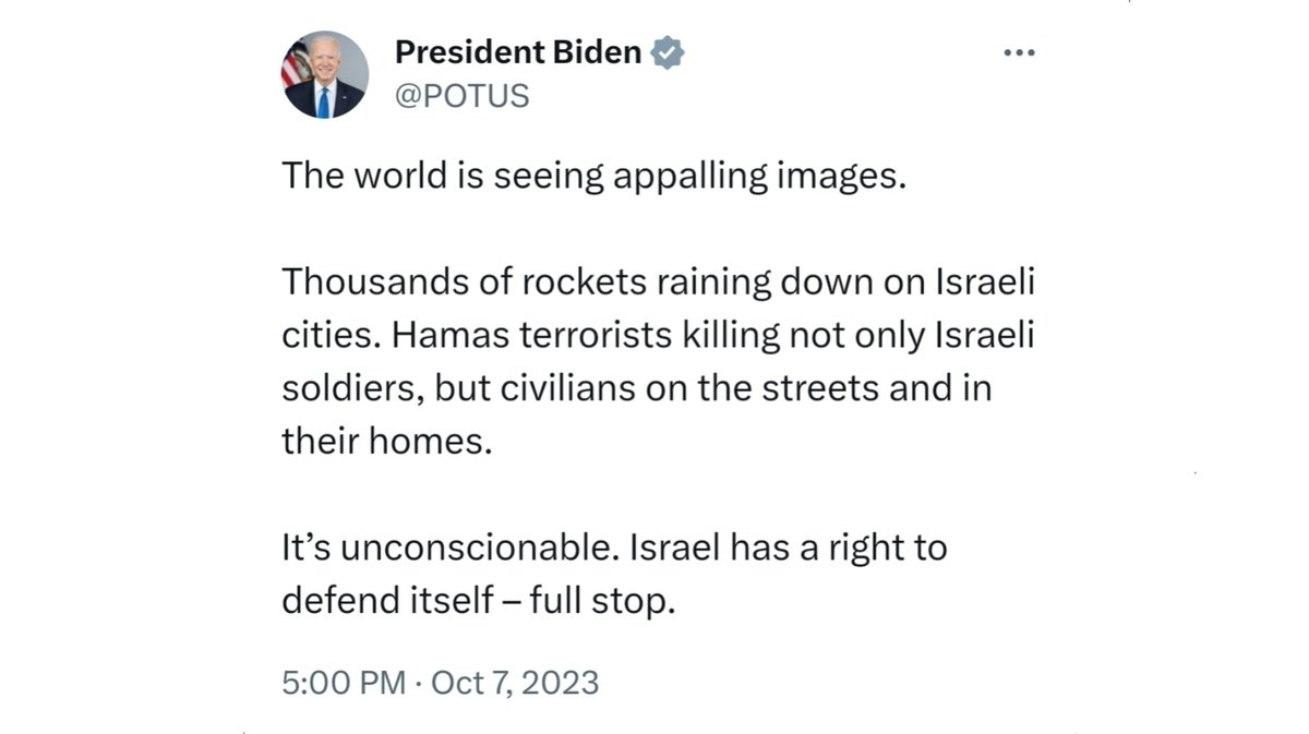 POTUS46Biden's tweet photo. @RepAOC Let me say this as clearly as I can.

United States Representative Alexandria Ocasio-Cortez is un-American – full stop.

https://t.co/qKee1wMsmw

https://t.co/B68zG2oE9f

https://t.co/xceH8VUXG2. https://t.co/PR0dXghWji