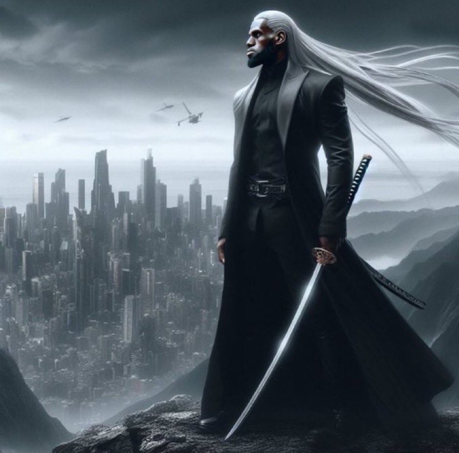 kareemmpie's tweet photo. ai is insane cuz who the fuck made lebron james a soul reaper https://t.co/4AfsdxYuws