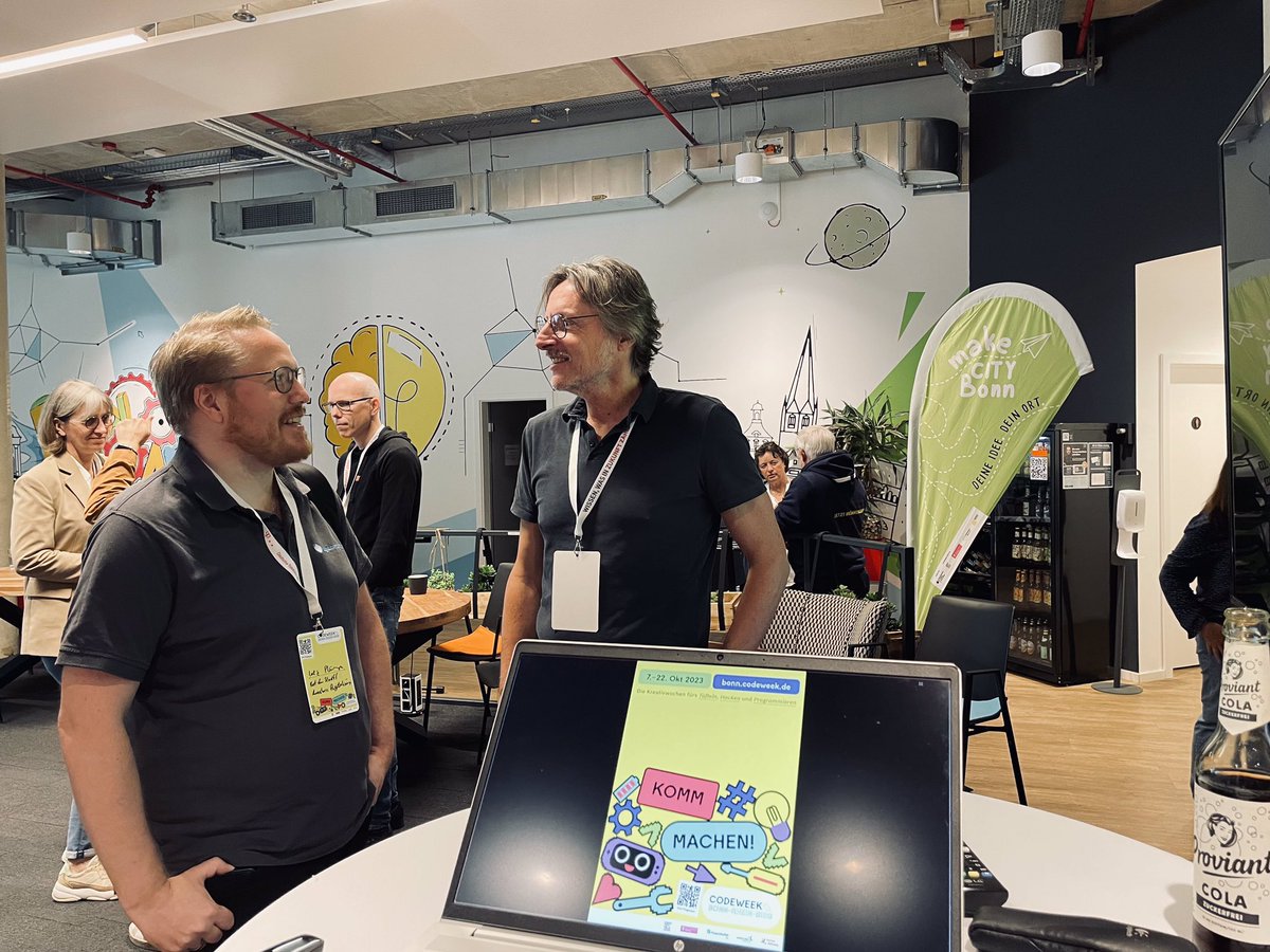 codeweekbonn's tweet image. Am Samstag hatten wir eine erfolgreiche Auftaktveranstaltung in Bonn! 🎊 
#CodeWeek #CodeWeek2023 #bonn @CodeWeekGermany @BundesstadtBonn @RobertaIAIS @RheinSiegKreis