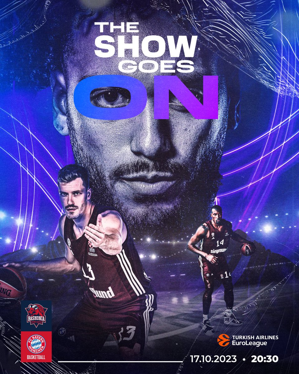 🚨 ¡Os traemos un SORTEO para empezar bien el día!

➡️ RT + Follow
➡️ Menciona a tu acompañante 
Y podrás ganar  2⃣🎟️ VIP para el partido contra el <a href="/FCBBasketball/">FC Bayern Basketball</a> 

#ShowGoesOn