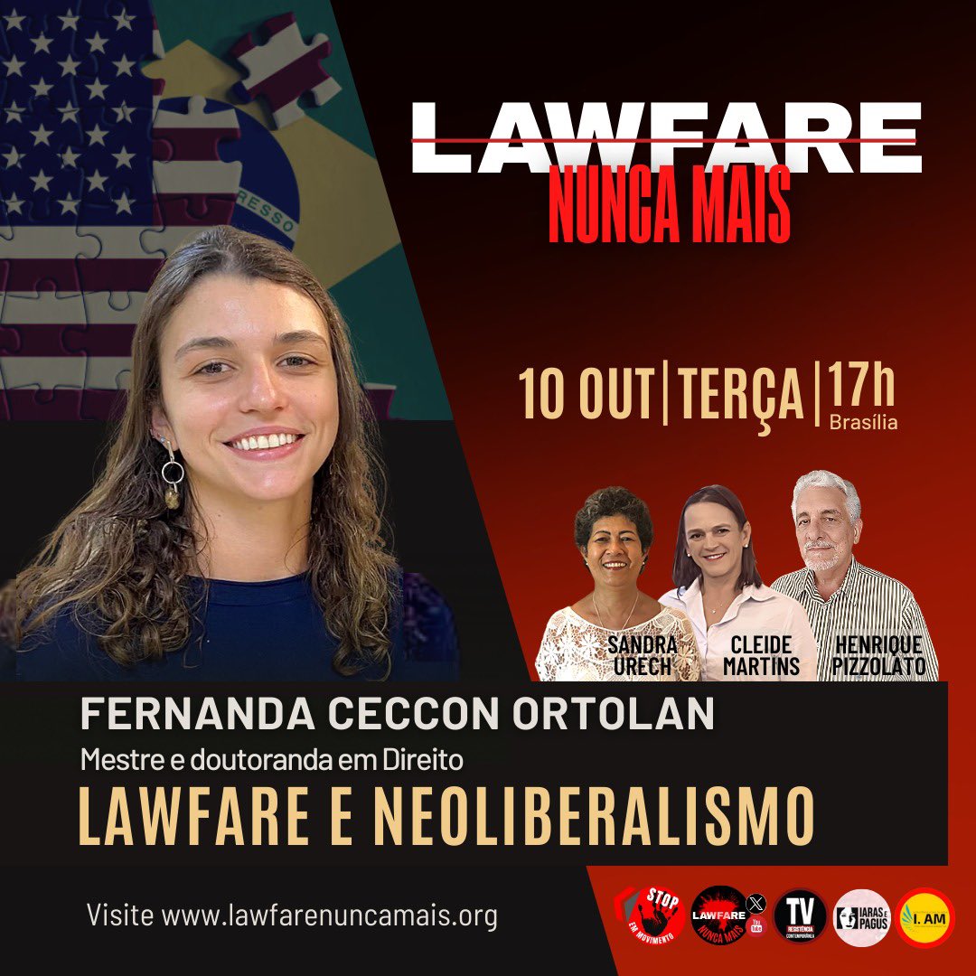 Link para assistir: youtube.com/live/kmfnVS3xS… 

🗓️ 10 de outubro de 2023 
⏱ 17h (Brasília)