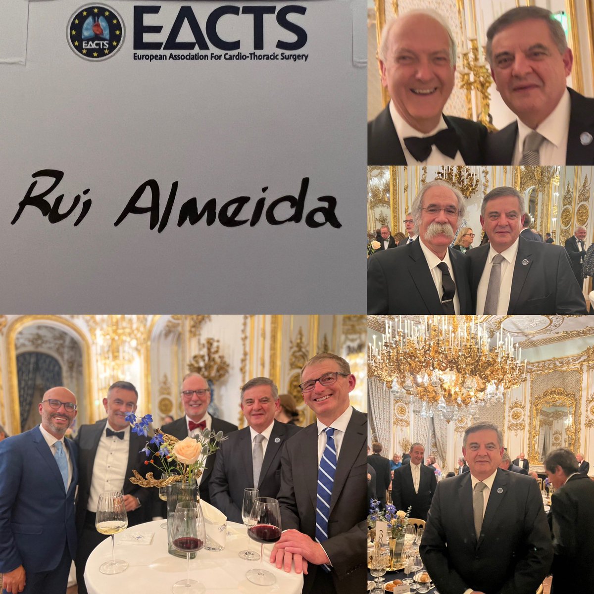 Great moments at @patrickperier Presidential’s Dinner @EACTS with good friends. Sir @DrBruceKeogh, @CarlosMestres, @BavariaMd, @drjohnm, @VictorDayan1. Thanks to the photographer of the group photo @Migas2001. #EACTS2023 @