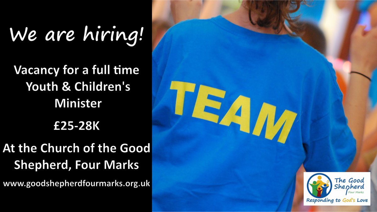 Are you, or is somebody you know, being called to this role?
More details at: goodshepherdfourmarks.org.uk/about-us/vacan…