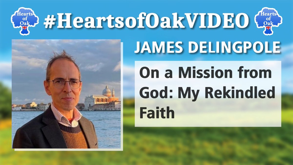 TONIGHT FROM 8PM 🕗
(🇺🇸pst12pm/est3pm)   

JAMES DELINGPOLE @JMCDelingpole
On a Mission from God: My Rekindled Faith

Streaming here on X & all our VIDEO & 
PODCAST PLATFORMS 
heartsofoak.org/connect/ 
#Interview  #JamesDelingpole  #God  #Faith 
#Christianity  #HeartsofOakVIDEO