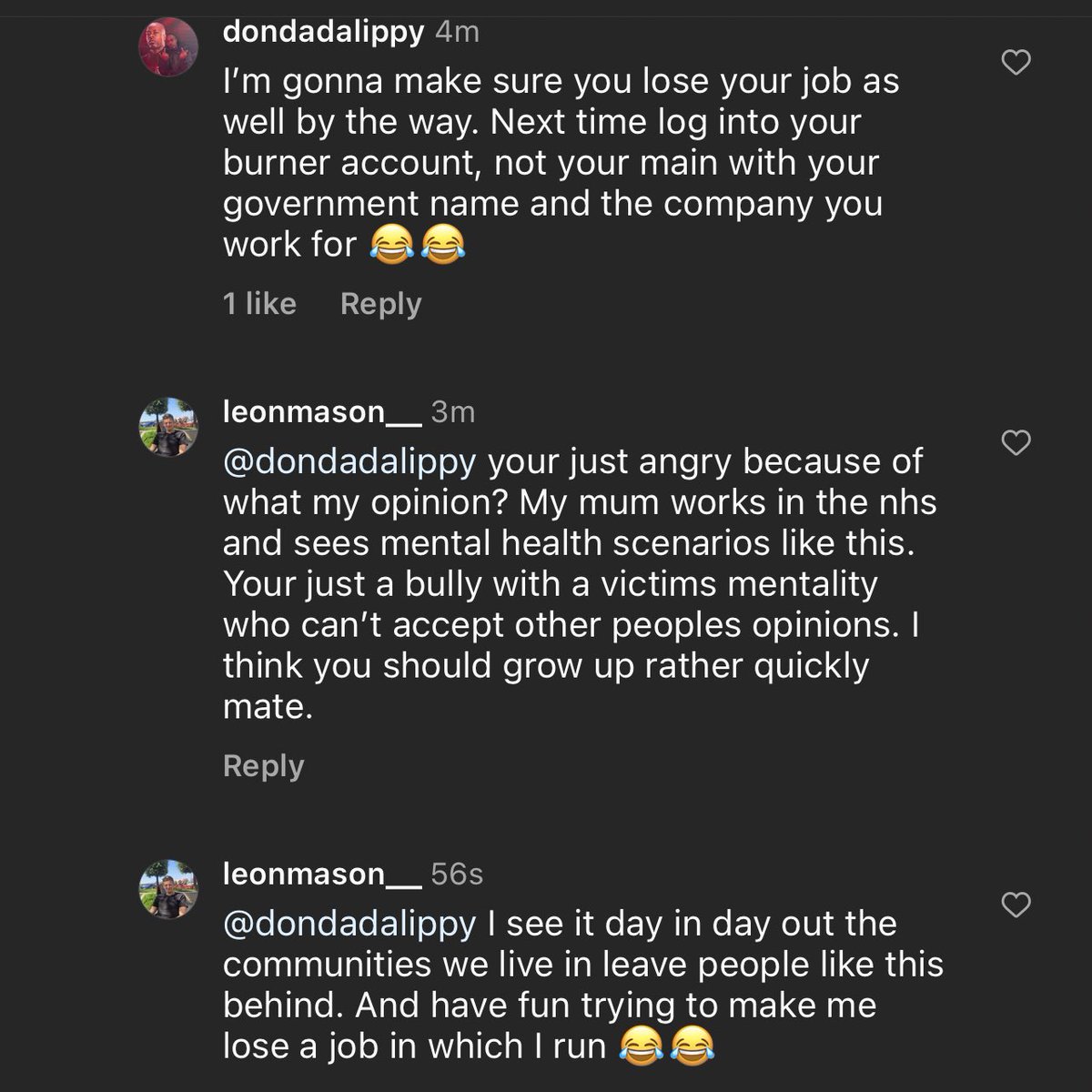 Oi @CPCfinance are you aware of the fact that you got people that are associated with you leaving weird comments on instagram unprovoked? And he apparently can’t be sacked? If he doesn’t lose his job I’m gonna assume your company condones racism and things might get a bit mad