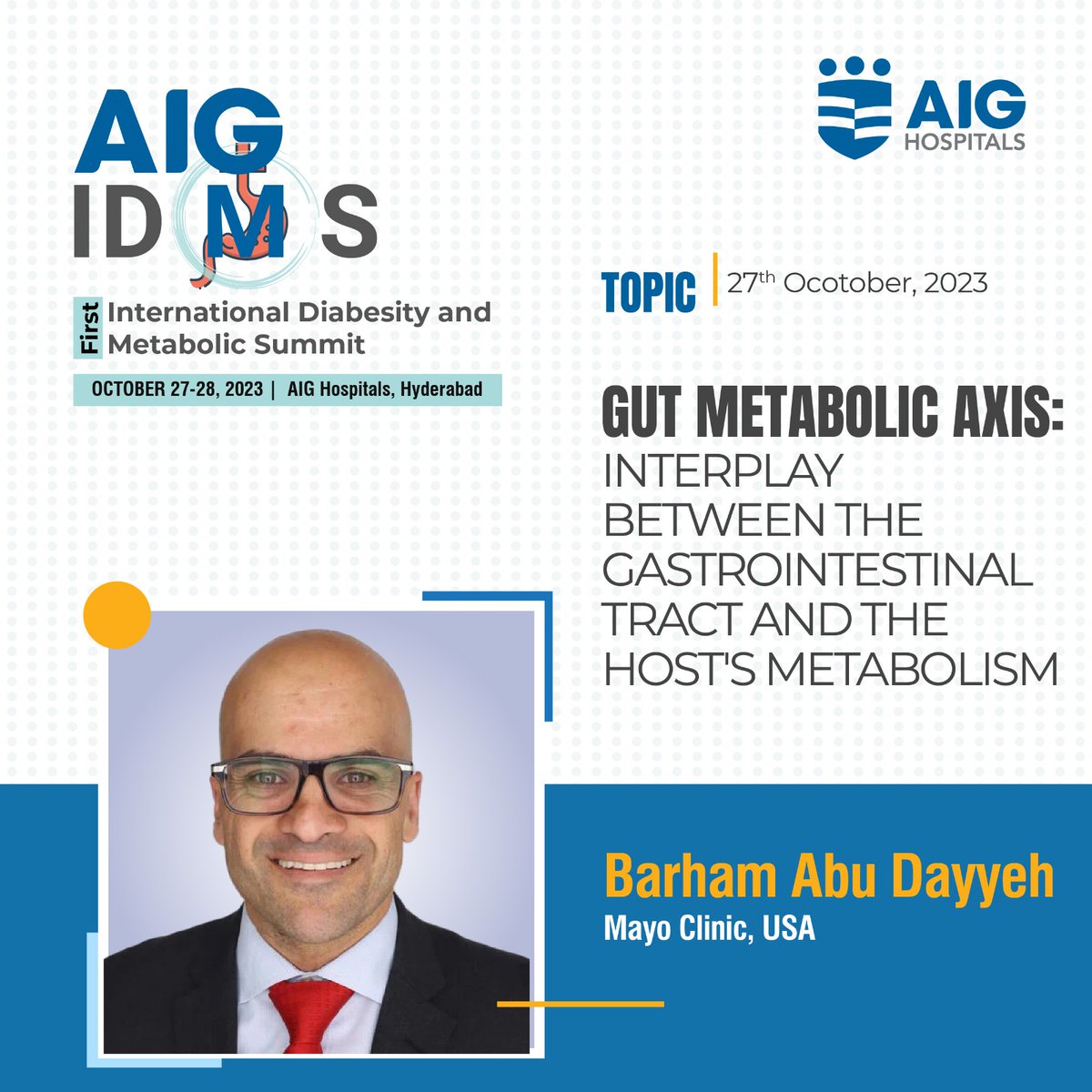 The experts of metabolic health are coming for the AIG #IDMS, a unique summit meant for dealing with #Diabetes, #Obesity and other related metabolic disorders. If you are a #Physician, #Gastroenterologist, #BariatricSurgeon, #Endoscrinologist, or a #Nutritionist, this the place…