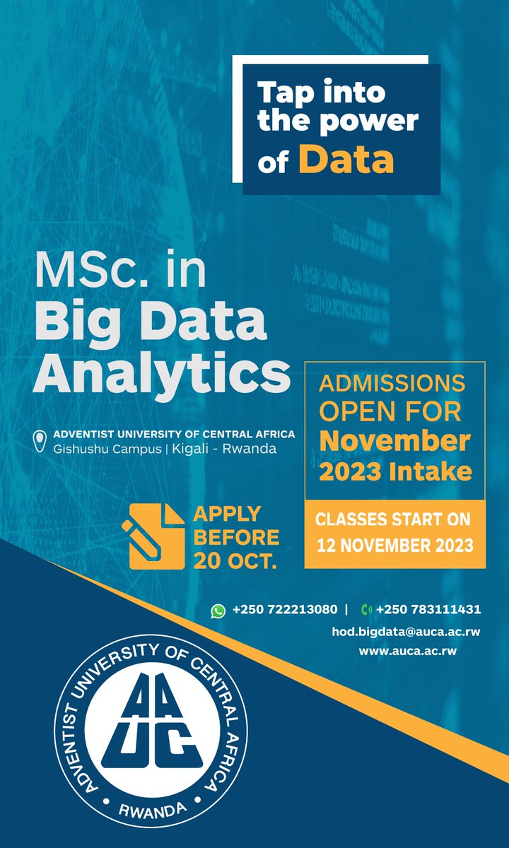 Making sense of Big Data. We equip our students with the knowledge they need to plan and predict the future and provide smart solutions.