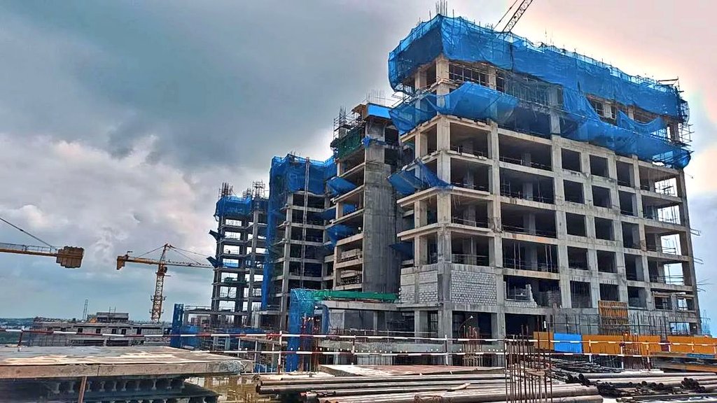HiWarangal's tweet photo. #HealthCity #WSSH #Warangal  
#CivilEngWorks ⛩️🏗️📸 https://t.co/ISzy0xgDcT