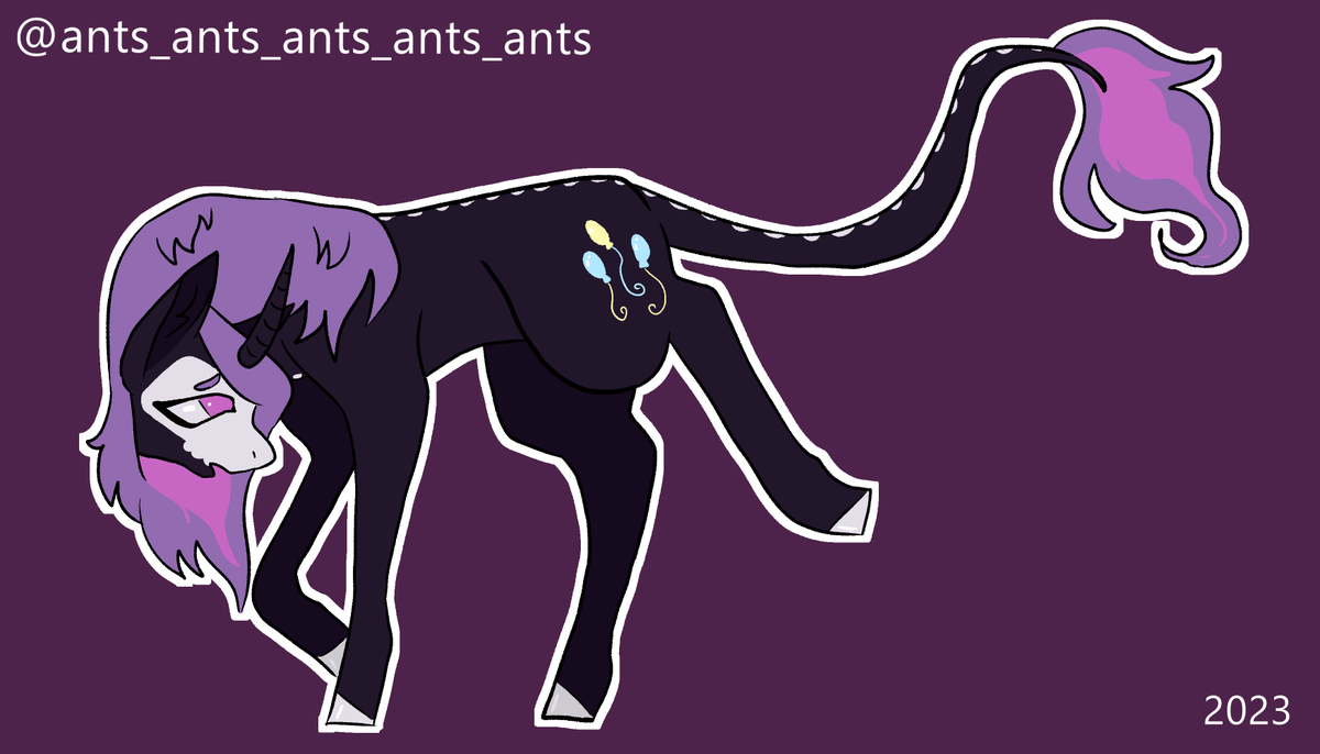 DanielAnts02's tweet photo. ponytober day 4! wrong cutie mark https://t.co/TONXqHRWoo