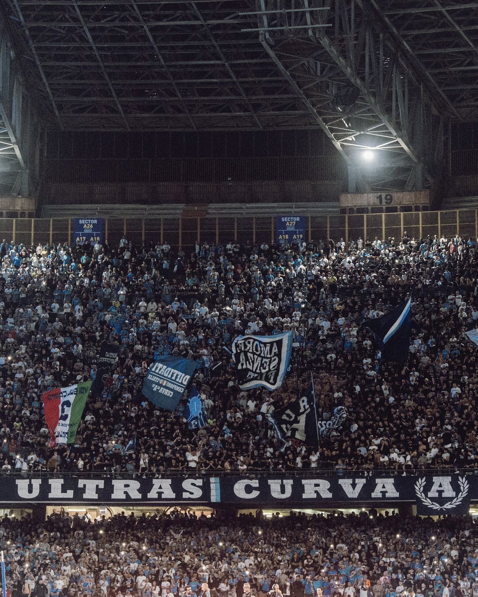sscnapoli's tweet photo. Il vostro supporto è la nostra forza! 🏟️
💙 Forza Napoli Sempre! https://t.co/ZwGIJvHln2