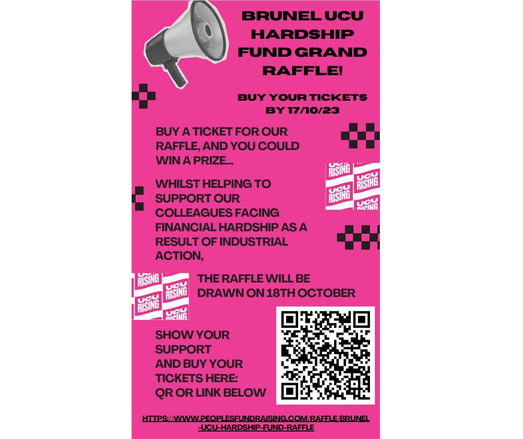 The @BrunelUCU Hardship Fund raffle is now live! We have fantastic prizes including signed books/bundle by authors @BZephaniah @hannahlowepoet Tickets = £3 peoplesfundraising.com/raffle/brunel-… Please circulate widely. More prize info below! 👇 @ucu @ucusolidarity @UCULondon @DrJoGrady