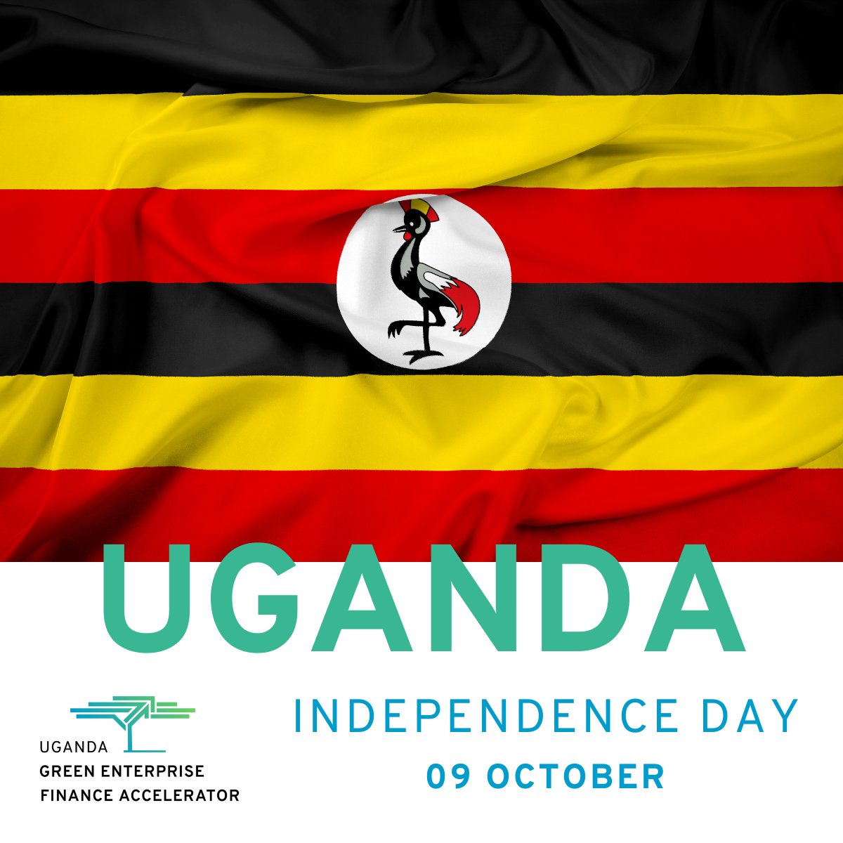 The UGEFA Team wishes all Ugandans a happy #IndependenceDay celebration today! 🇺🇬 

#UgandaAt61 #EUandUganda @adelphi_berlin