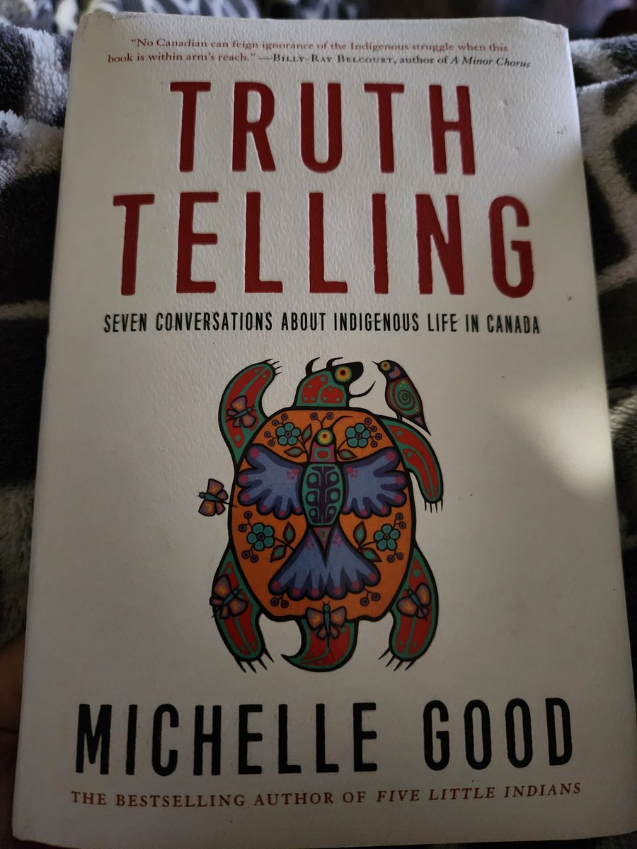 Because you can't do #truthandreconciliation without truth. Looking forward to meeting with a group of educators to discuss this collection of essays by @Creeborn at #bookclub this week