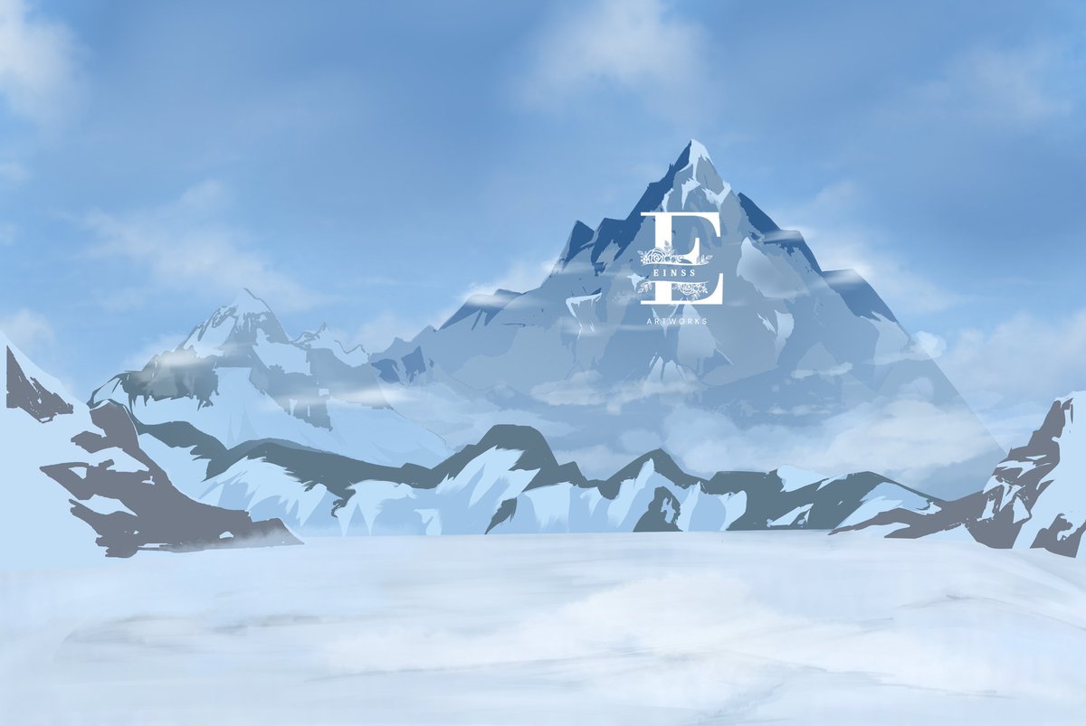 Landscape time, a little different from my usual artstyles #landscape #digitalart
