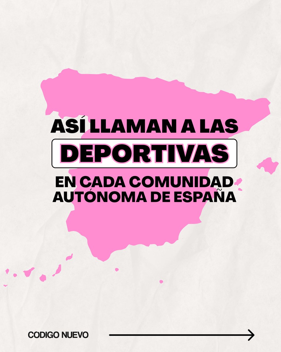 codigonuevo's tweet photo. Deportivas, bambas o playeras son algunos de los ejemplos propuestos en este mapa. ⁠
⁠
¿Estás de acuerdo? ¿Se dice así en tu comunidad?⁠
⁠
Cuéntaaaaaaanossssssss https://t.co/88rFzevezG