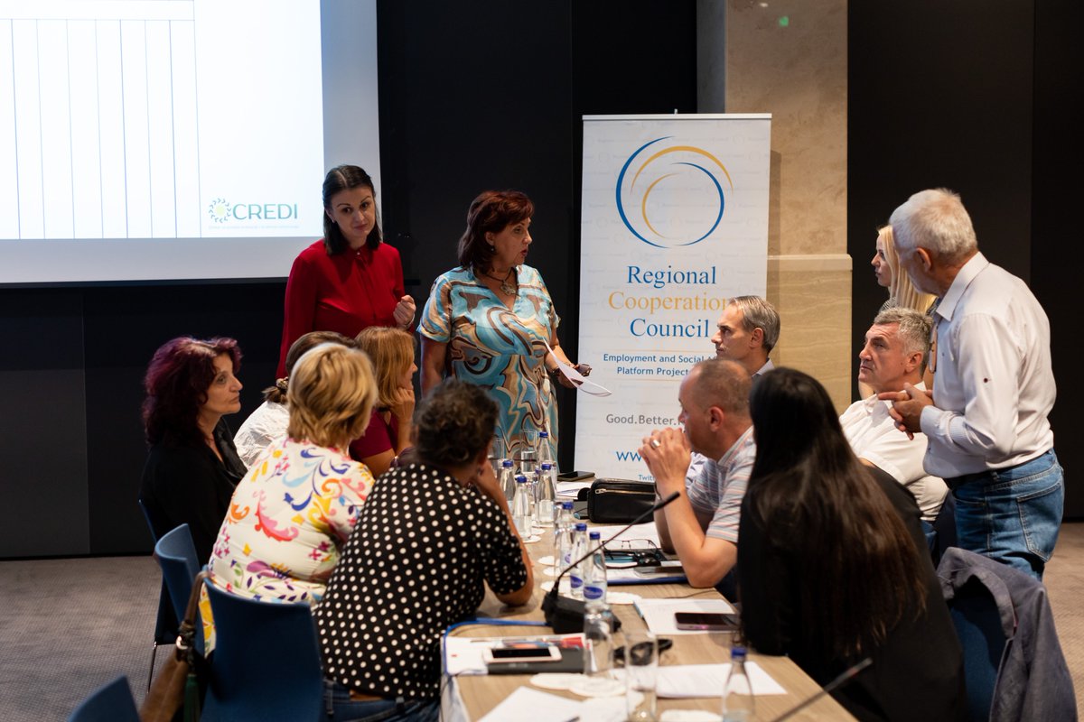 rccESAP's tweet photo. 🚀 We are still under the spell of the incredible workshop in #Budva last week, organised by @rccint #ESAP2 👉empowering #WesternBalkans Public Employment Services to align their Labour Market Policies Databases with #EU standards. 
Learn more ➡️ https://t.co/D9RxJoUGCs https://t.co/7C8FTm65aR