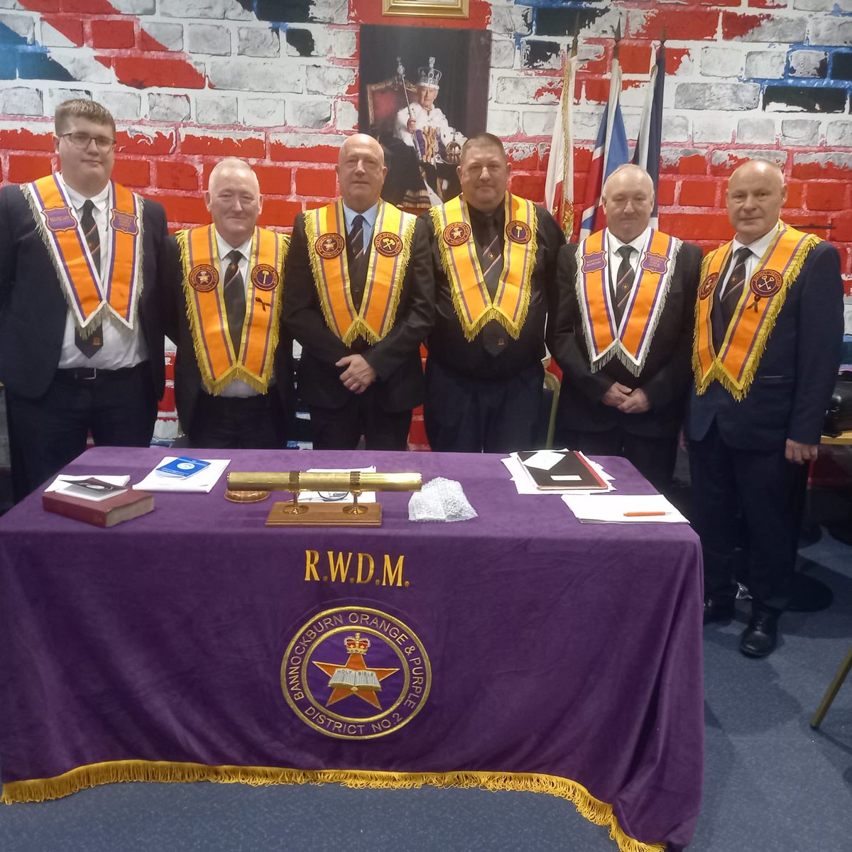 A month of District election meetings opened with Bannockburn District 2 who met in Denny Orange Hall. 
District Officer bearers for 2023/24