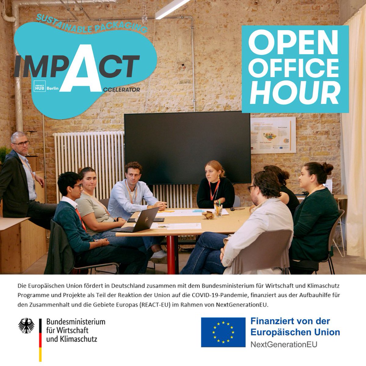 📢 ImpAct Accelerator: SUSTAINABLE PACKAGING ➡️ LAST WEEK TO APPLY! 📢 ➡️ bit.ly/3tgjuHV

📆 Interested in applying and want to learn more directly from our team? Sign up for our online OPEN OFFICE HOUR this Wednesday, and ask us anything! 👉 bit.ly/3F9Hpvu