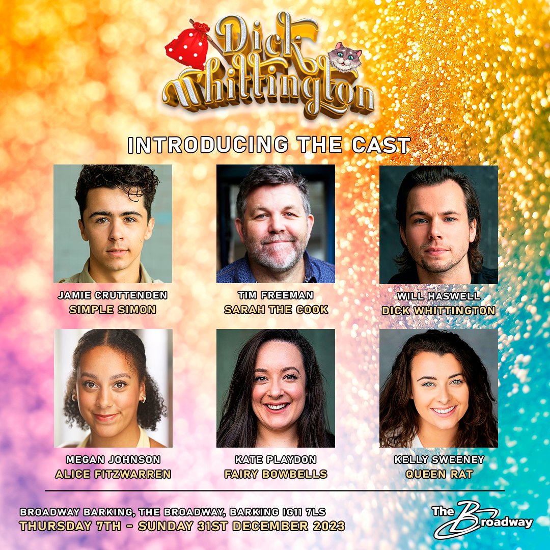 Here's our brilliant panto 2023 panto cast! Book now for purrfectly funtastic traditional family fun: thebroadwaybarking.com/sales/genres/p…
#dickwhittington #panto #Christmas2023