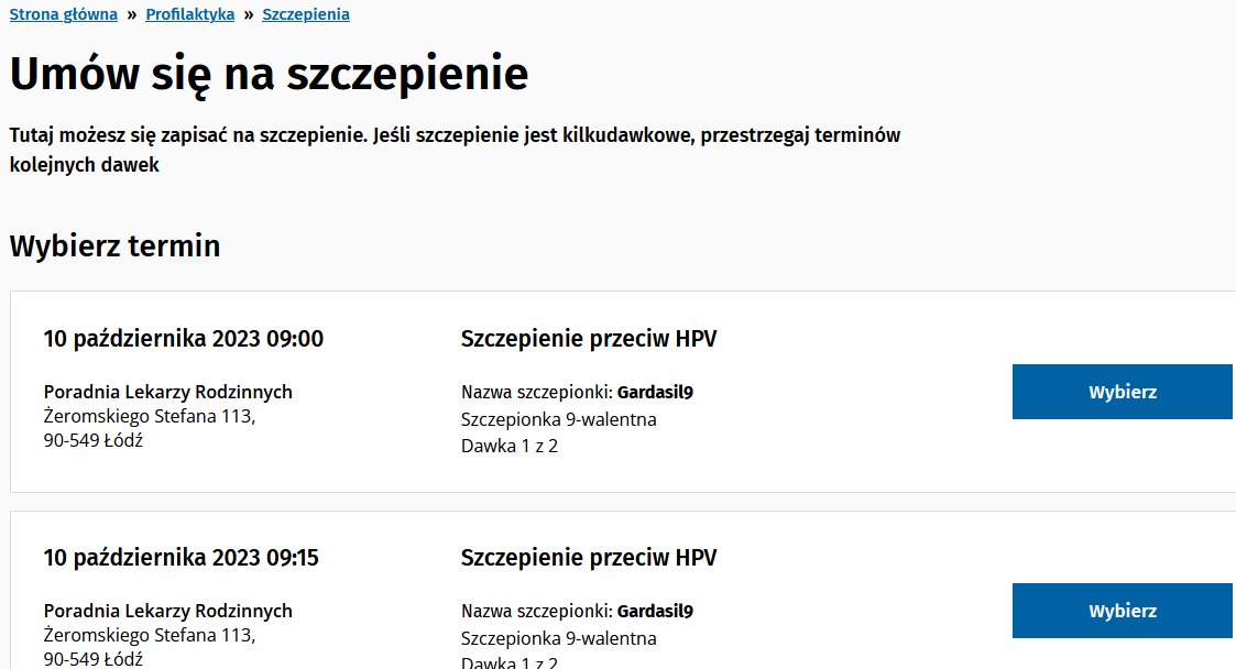 NFZ_Lodz's tweet photo. Sprawdzasz, co dziś zadane, a tam ...
@kuratorlodz zachęca do szczepień przeciw HPV w #Librus , którego używa każdy rodzic.
12i 13-latka na szczepienie najwygodniej zapisać, korzystając z kalendarza w #IKP.
@NFZ_GOV_PL @MZ_GOV_PL @kania_ivona https://t.co/7x3DVkXhSc