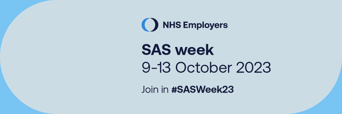 🎉 Celebrating #SASWeek2023! SAS doctors play a crucial role in our healthcare system, making up nearly a quarter of the medical workforce. 

Join us in highlighting the value and contributions of our amazing SAS doctors on 11 October:
tinyurl.com/mrx4wyas

#ThankYouSAS #ELFT