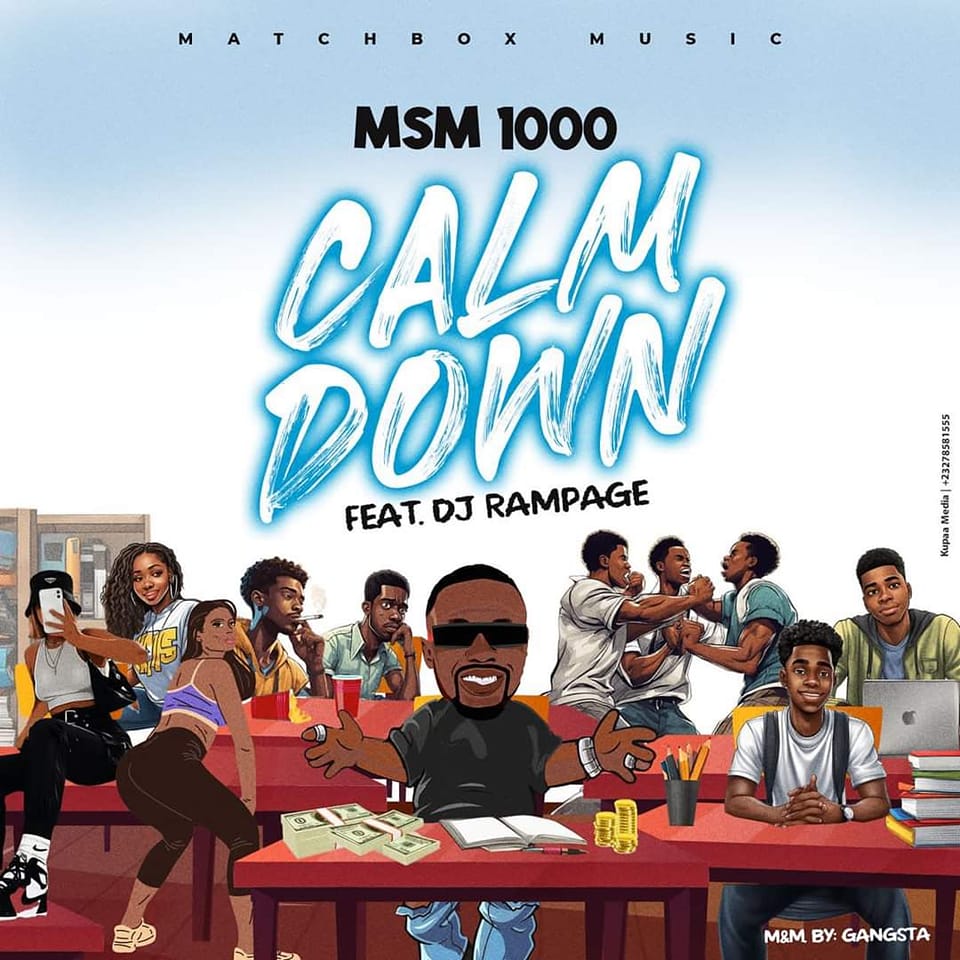 Sierra sensation @MSM1003 is set to release his new single title 'CALM DOWN' featuring <a href="/dj_rampage232/">DJ Rampage 🇸🇱</a>.
#NewMusic2023 #watchout

 #slmusic #mamusicsl #tvmusicsl