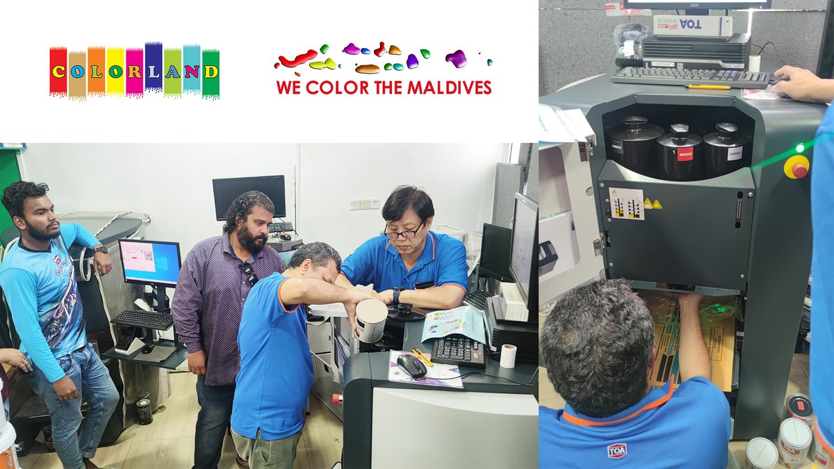 DhiColors's tweet photo. ކަލަލޭންޑްއިން އިޕޮކްސީދަވާދުގެ މުޅިންއައި މެޝިނެއް ރާއްޖެއަށް ތަޢާރަފްކޮއްފި
ޓީއޯއޭ ބްރޭންޑުގެ އިޕޮކްސީދަވާދު ތައްޔާރުކުރާ މެޝިނެއް މިހިނގާ އޮކްޓޯބަރުމަހުގެ ތެރޭގައި ކަލަލޭންޑްއިންވަނީ ތައާރަފްކޮއްފައެވެ. https://t.co/KLikgxyjAs