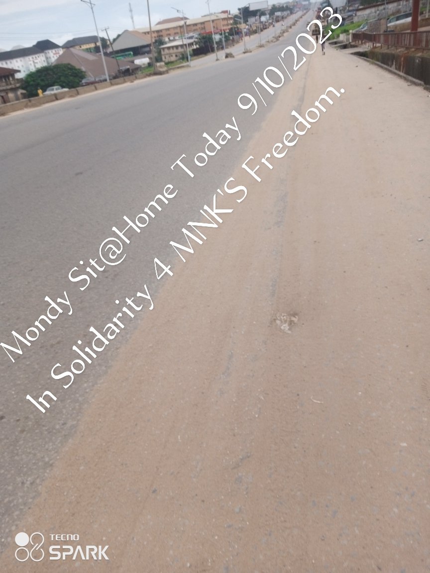 Biafra4Africa's tweet photo. 9-10-2023, Sit At Home maintains total COMPLIANCE across Biafra land for the freedom of Mazi Nnamdi Kanu and Biafra 

#FreeMaziNnamdiKanuNow 
#BiafraExit 
#SitAtHomeContinues https://t.co/bAsnltDoyW