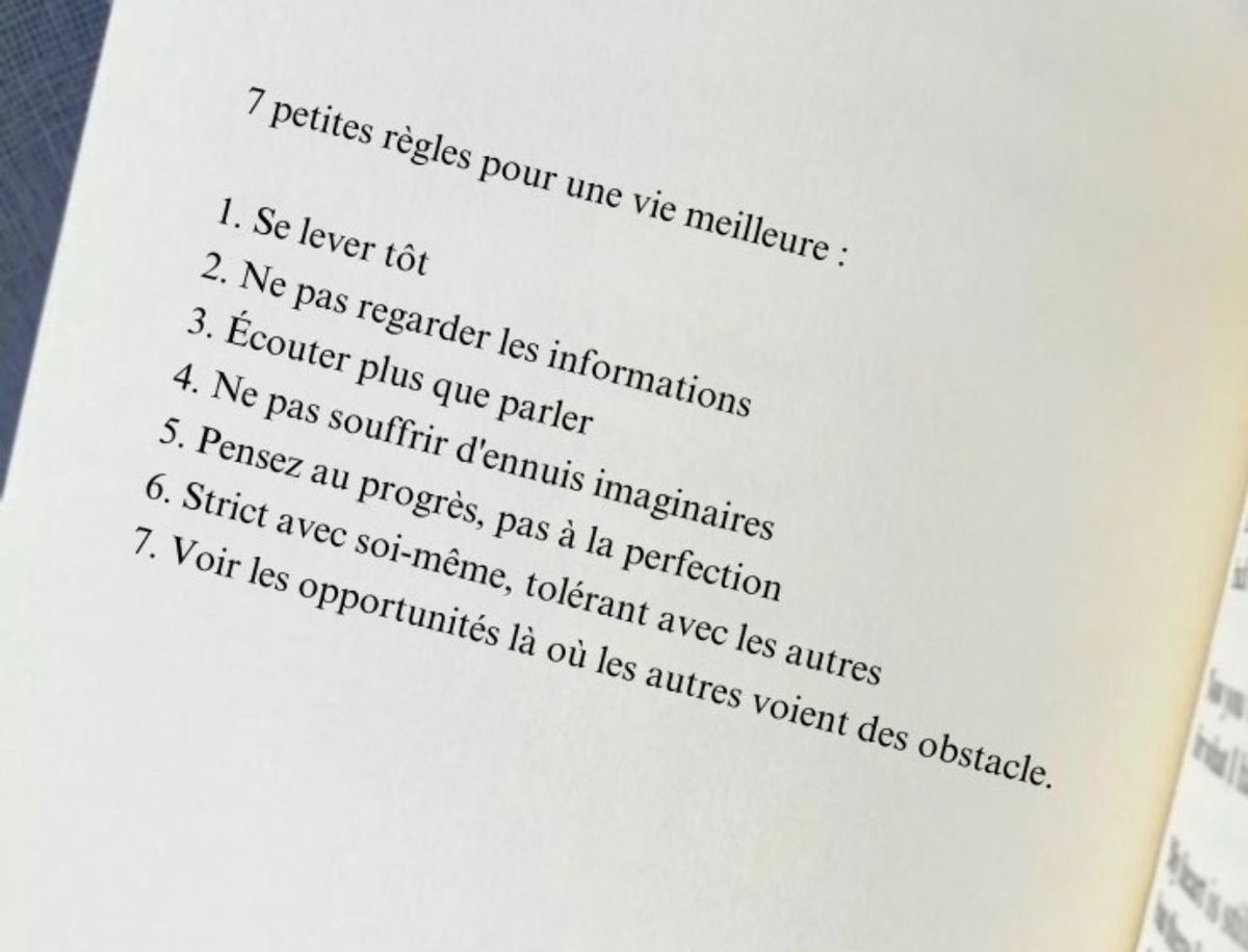 MMindsed's tweet image. 7 petites règles nécessaires :