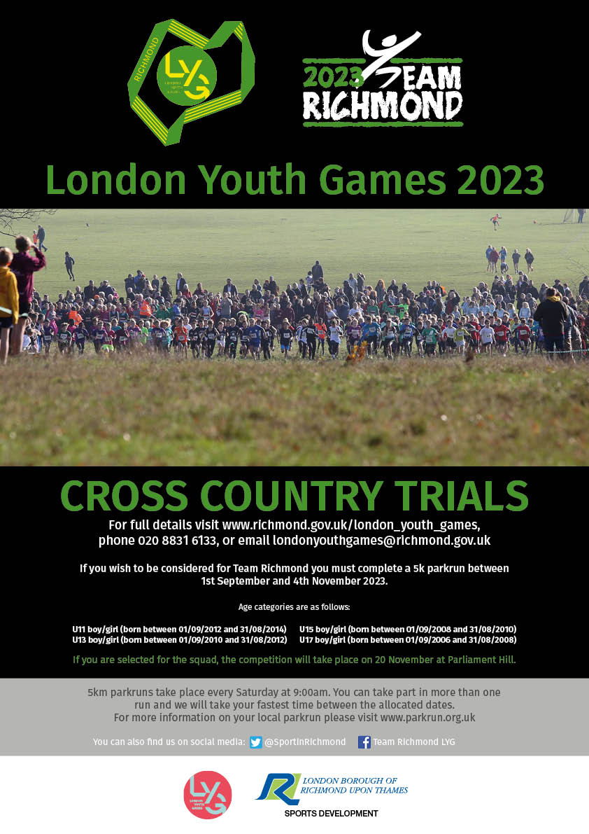 Sign up to our Cross Country trials here: richmond.gov.uk/services/sport… to have the chance to race the best runners in London!