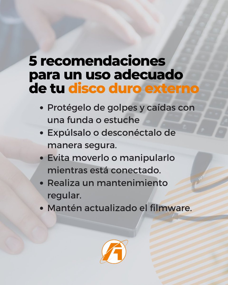 ASLE_Novatec's tweet image. 👉 Mantén tus archivos seguros con estas recomendaciones para tu disco duro externo 🗃️🖥️